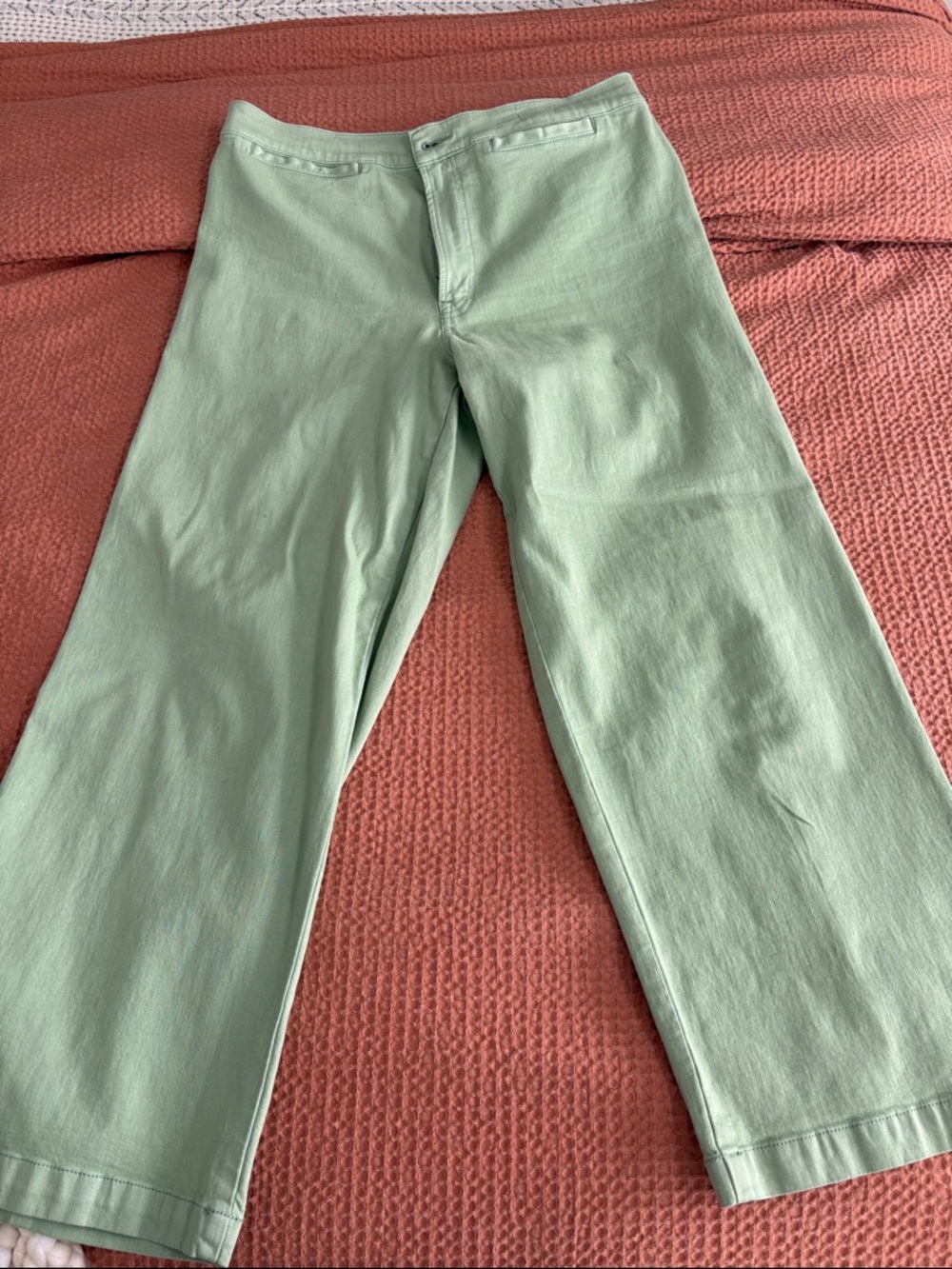 Madewell Mint Green Straight-Leg Chinos